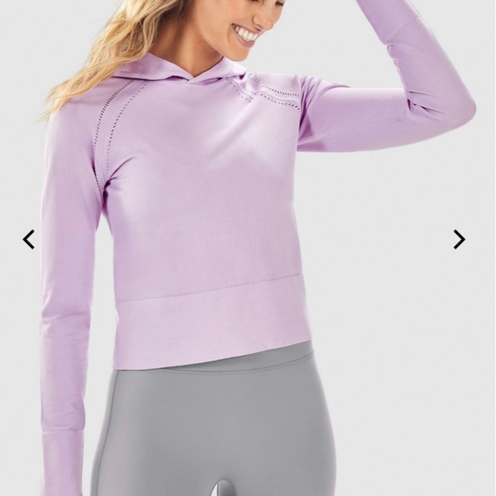 Fabletics Ada Seamless Long Sleeve Hooded Top